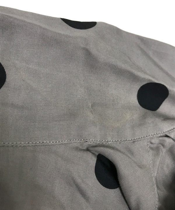 [Pre-owned] WACKO MARIA DOTS OPEN COLLAR SHIRT For Discount