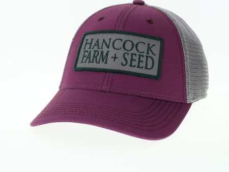 Hancock Farm + Seed  Purple Top  Truckers Hat on Sale