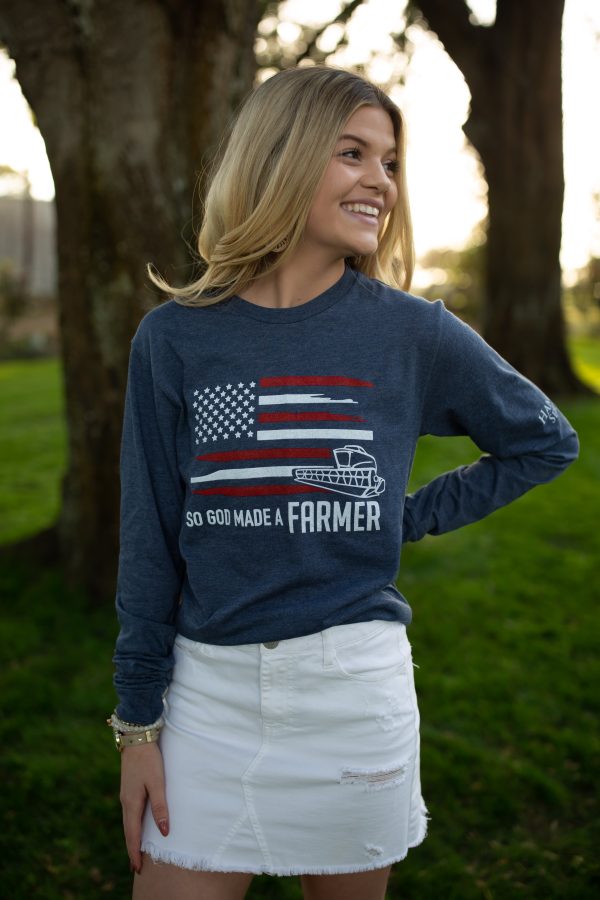 So God Made a Farmer Long Sleeve T-Shirt Online