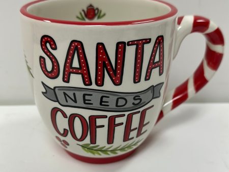 SANTA NEEDS COFFEE MUG-0433 Online now