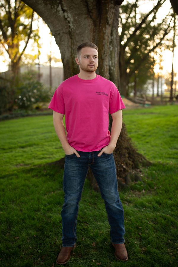 Our Fields to Yours Pink Short Sleeve T-Shirt Online now