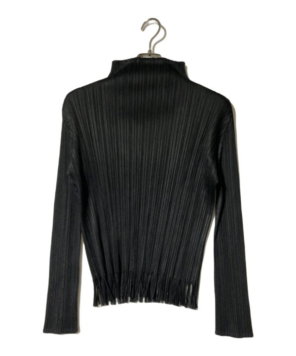 [Pre-owned] PLEATS PLEASE Fringe High Neck Cut and Sewn Pp63-Jk852 Fashion