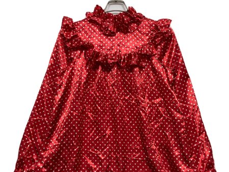 [Pre-owned] COMME des GARCONS GIRL frilled dot blouse NM-B009 on Sale