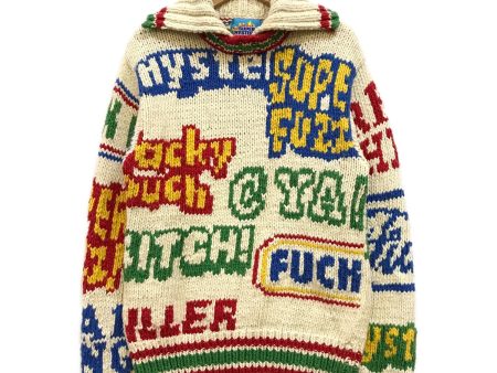 [Pre-owned] Hysteric Glamour OLD All-Patterned Cowtin Knit For Sale