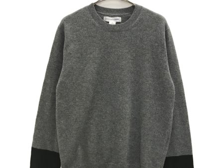 [Pre-owned] COMME des GARCONS SHIRT Bicolor crew neck knit FZ-N112 Cheap