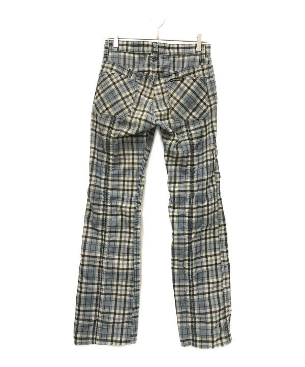 [Pre-owned] Hysteric Glamour 00 s Low Rise Check Flared Pants 2AP-1650 Cheap