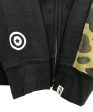 [Pre-owned] A BATHING APE 1st camo green × black sleeve switching shark parka Cheap