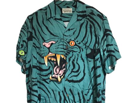 [Pre-owned] WACKO MARIA TIM LEHI Tiger Aloha Shirt For Discount