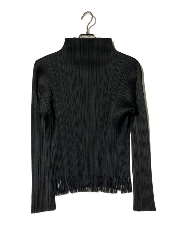 [Pre-owned] PLEATS PLEASE Fringe High Neck Cut and Sewn Pp63-Jk852 Fashion