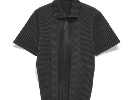 [Pre-owned] HOMME PLISSE ISSEY MIYAKE pleated polo shirt HP41JM121 For Cheap