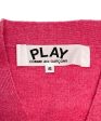 [Pre-owned] PLAY COMME des GARCONS DOUBLE RED HEART MENS V NECK CARDIGAN AZ-N076 Supply