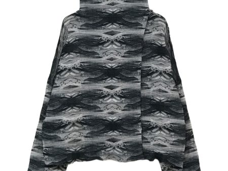 [Pre-owned] ISSEY MIYAKE FETE Pleated blouse with all-over pattern IF62FJ269 Online Hot Sale