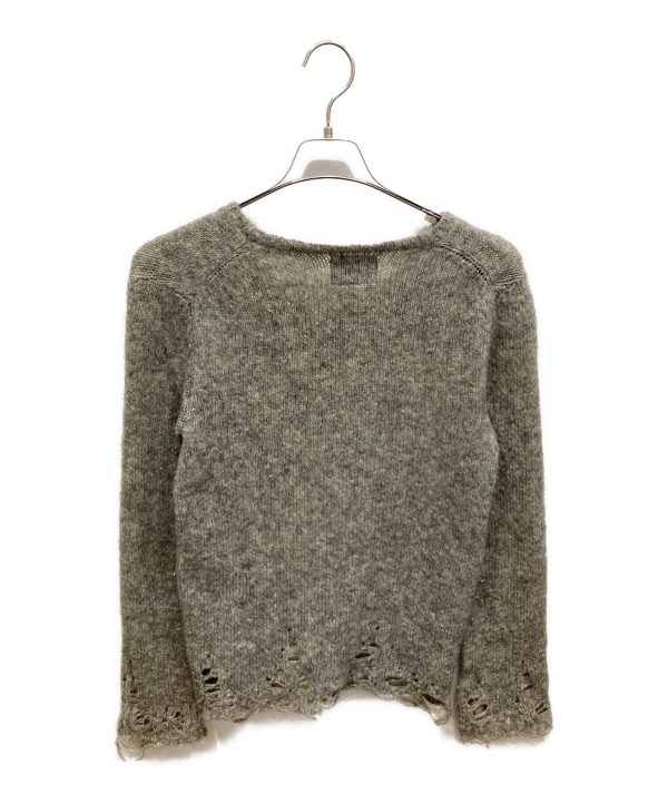 [Pre-owned] NUMBER (N)INE Grunge mohair knit F09-NK011 For Sale