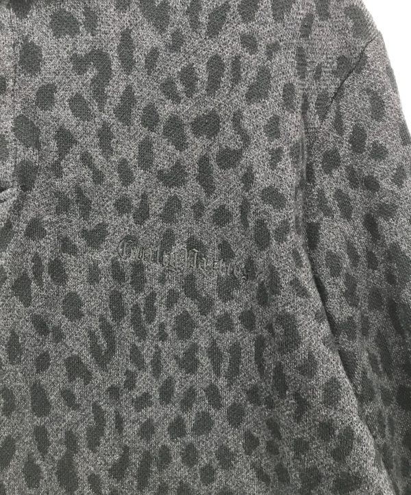 [Pre-owned] WACKO MARIA Leopard Knit Polo Shirt Online Hot Sale