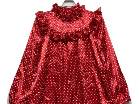 [Pre-owned] COMME des GARCONS GIRL frilled dot blouse NM-B009 For Sale