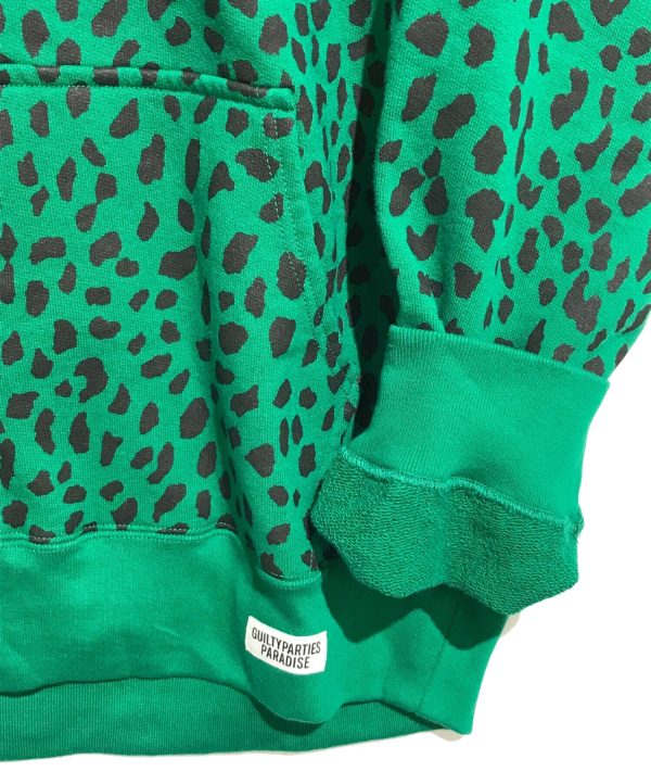 [Pre-owned] WACKO MARIA LEOPARD HOODED SWEAT SHIRT Fashion