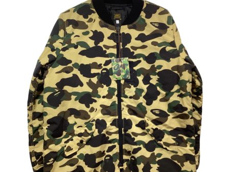 [Pre-owned] A BATHING APE 1st CAMO MA-1 jacket 001hjc801008x For Sale