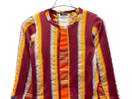 [Pre-owned] COMME des GARCONS HOMME PLUS Reconstructed stripe sweatshirt PT-040160 AD2000 Hot on Sale