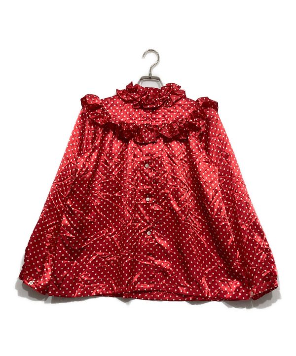 [Pre-owned] COMME des GARCONS GIRL frilled dot blouse NM-B009 For Sale