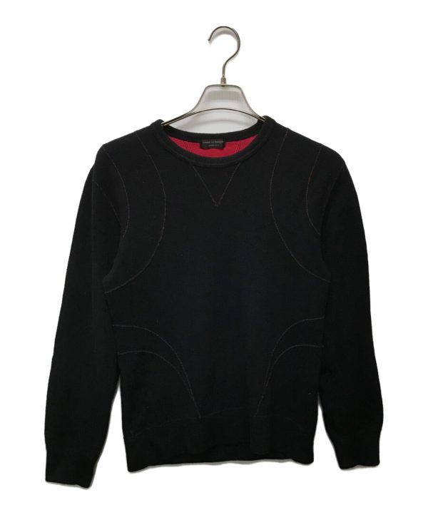 [Pre-owned] COMME des GARCONS HOMME PLUS 03AW Curved crew neck sweatshirt PK-T048 Fashion