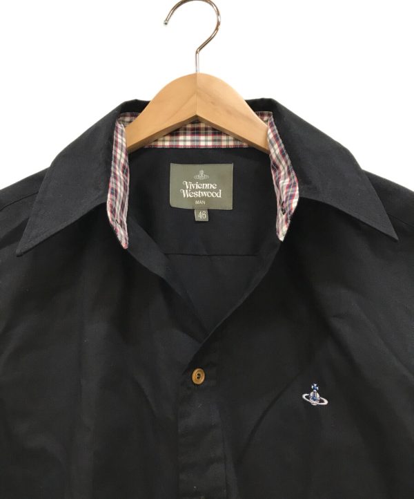 [Pre-owned] Vivienne Westwood man Check Switched Orb Embroidery Shirt VW-W-79318 Online now