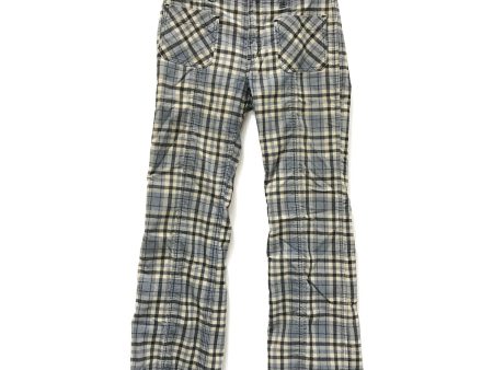 [Pre-owned] Hysteric Glamour 00 s Low Rise Check Flared Pants 2AP-1650 Cheap