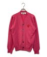 [Pre-owned] PLAY COMME des GARCONS DOUBLE RED HEART MENS V NECK CARDIGAN AZ-N076 Supply