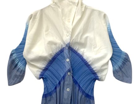 [Pre-owned] ISSEY MIYAKE FETE deformed-pleated shirt IF82FD224 Supply