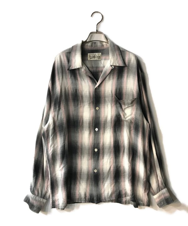 [Pre-owned] WACKO MARIA OMBRE CHECK OPEN COLLAR SHIRT Online