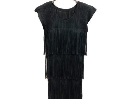 [Pre-owned] PLEATS PLEASE Fringy Sleeve Tunic PP23-JT747 Sale