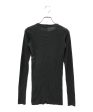 [Pre-owned] RICK OWENS RIB LONG SLEEVE T-SHIRT RP01C5202-RD Hot on Sale