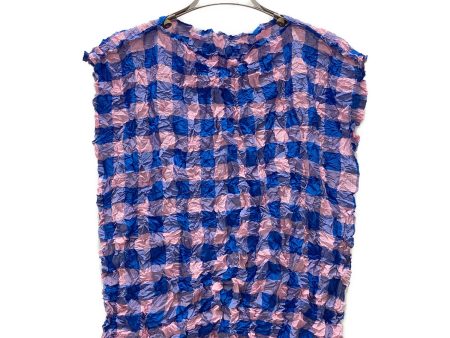 [Pre-owned] me ISSEY MIYAKE gingham check blouse MI32FR631 Online