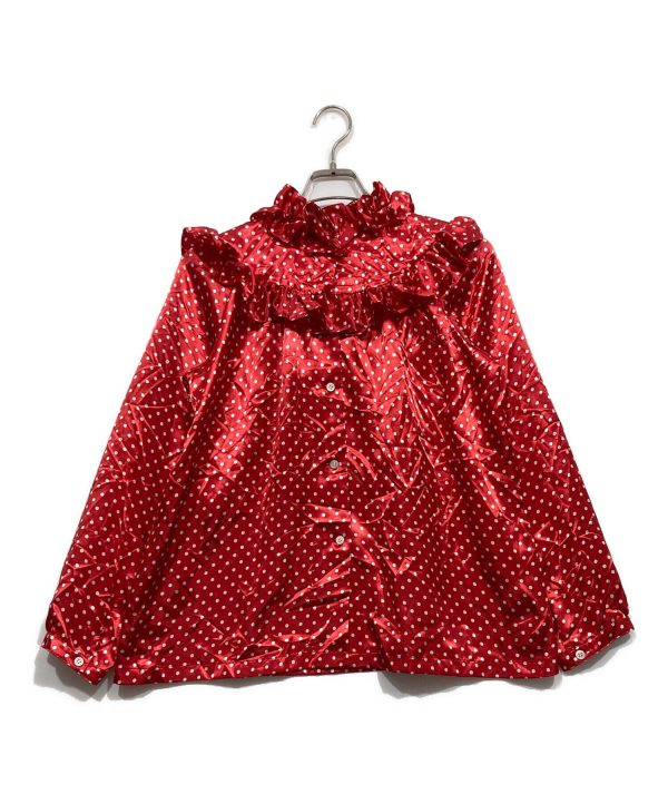 [Pre-owned] COMME des GARCONS GIRL frilled dot blouse NM-B009 on Sale