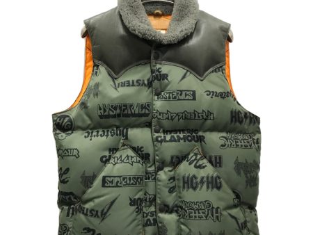 [Pre-owned] Hysteric Glamour CHRISTY Down Vest with LOGO pattern 02173AV01 Online now