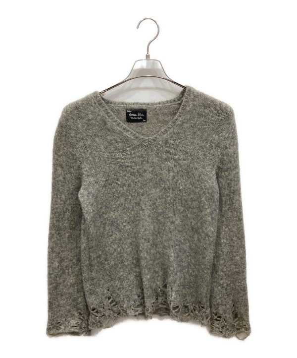 [Pre-owned] NUMBER (N)INE Grunge mohair knit F09-NK011 For Sale